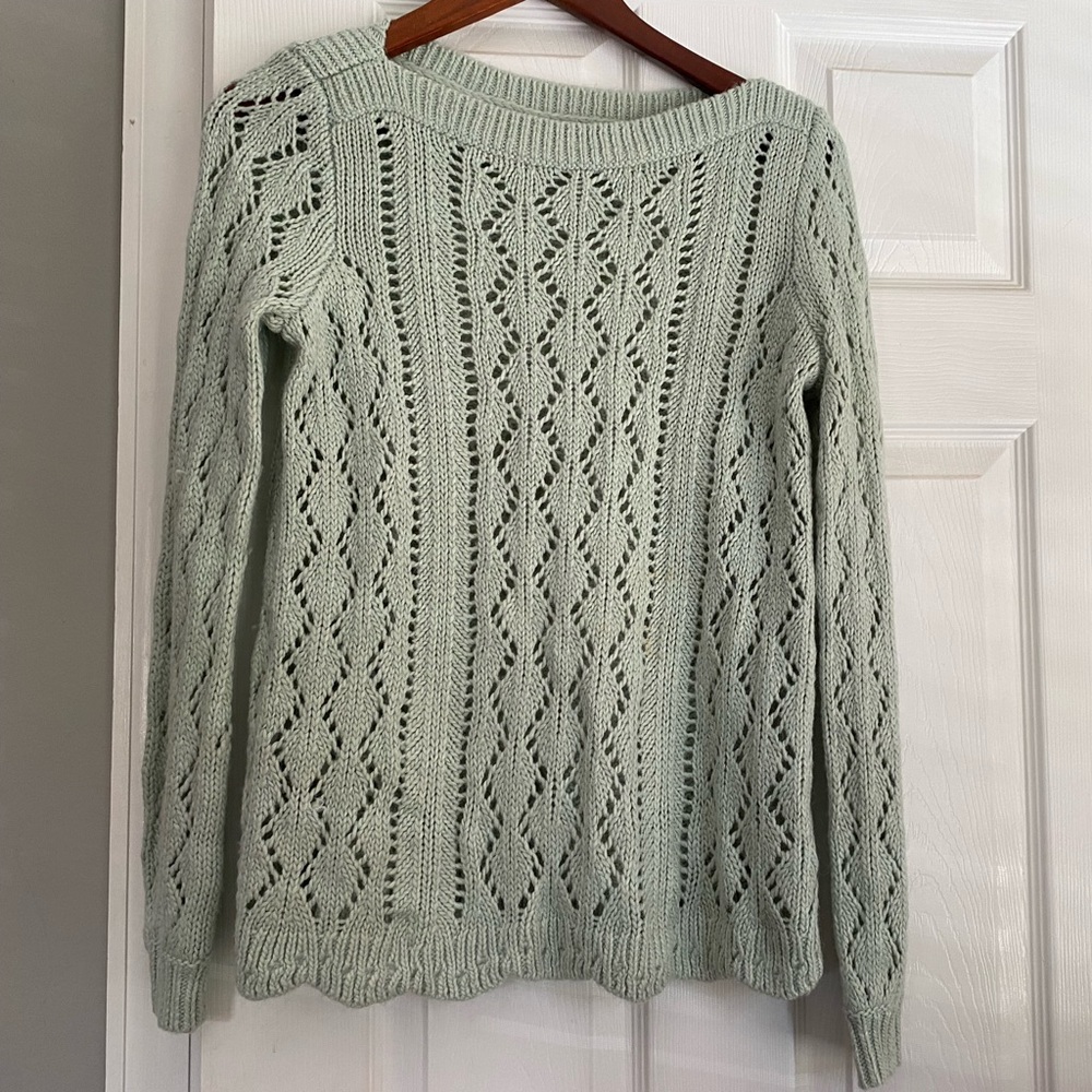 Loft open knit sweater